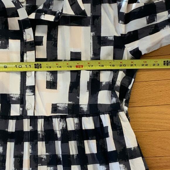 Anthropologie Maeve The Bettina Tiered Shirt dress size large - Picture 7 of 8